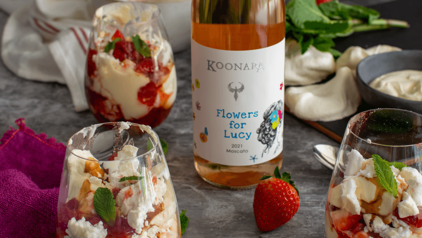 image of Eton mess and Flowers for Lucy Moscato
