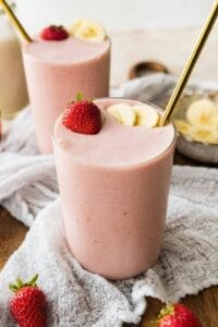 Hangover hack- berry banana protein smoothie  the morning after to restore you balance